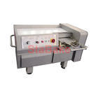 What parts does the meat slicer machine consist of?