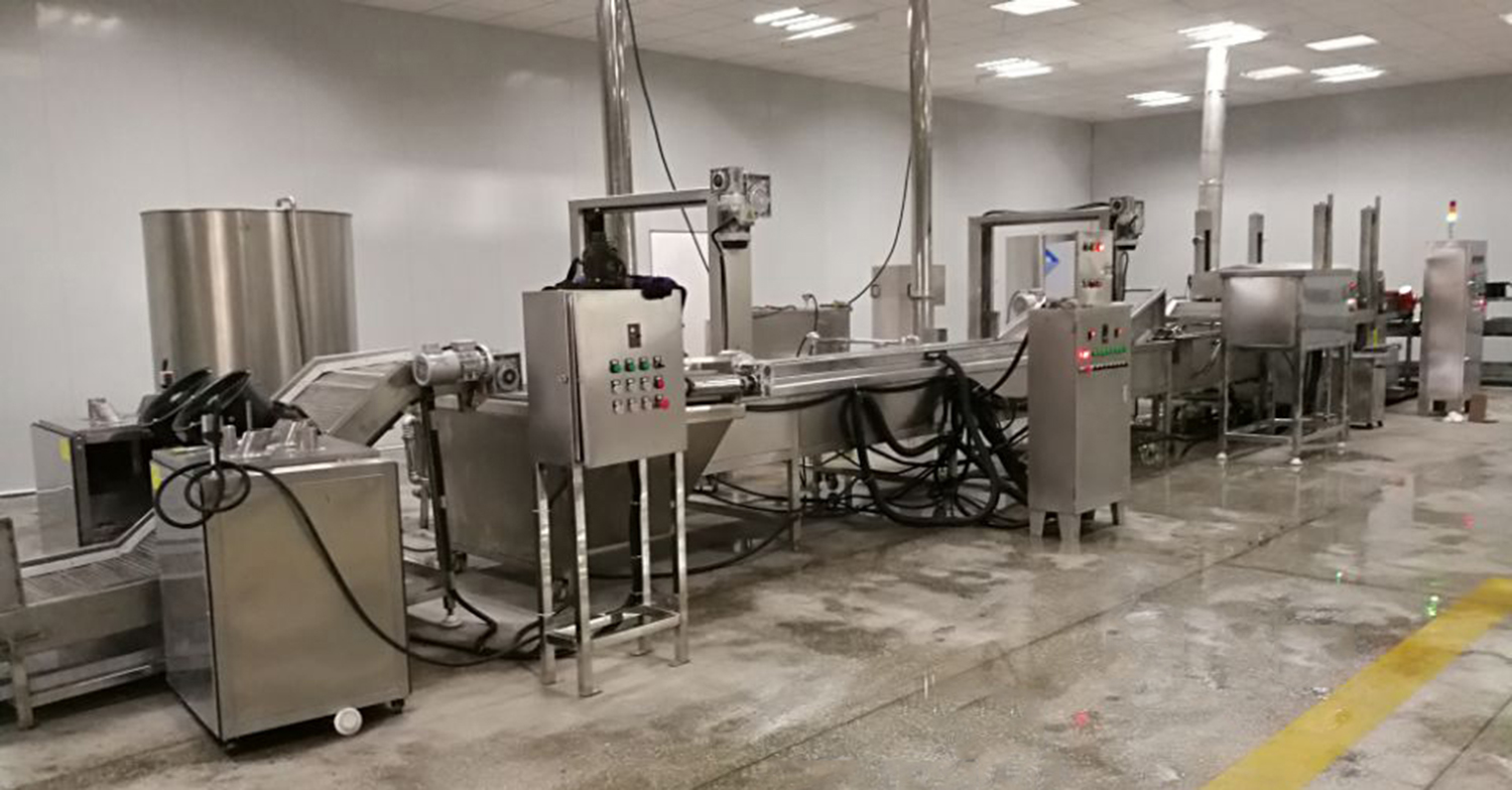 Complete Line Banana Chips Making Machine Automatic Plantain Chips Frying Production Line